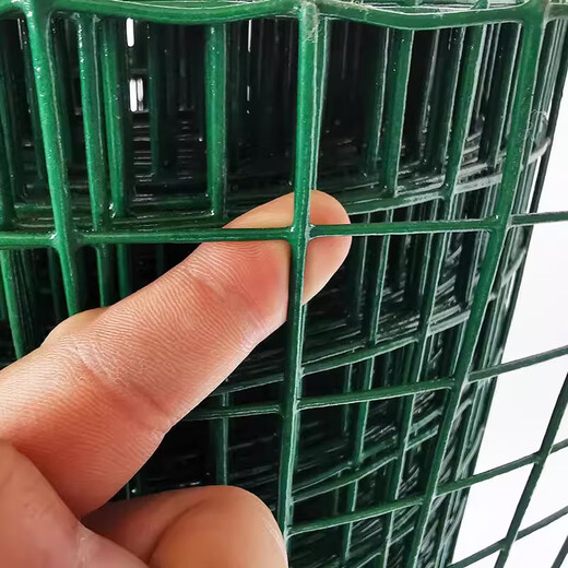 Boundary map barbed wire breeding fence Dutch mesh protective mesh chicken mesh guardrail circle mountain isolation hard plastic wire mesh fence hardened 3.3 mm 30 meters 6 cm hole 1.5 meters high