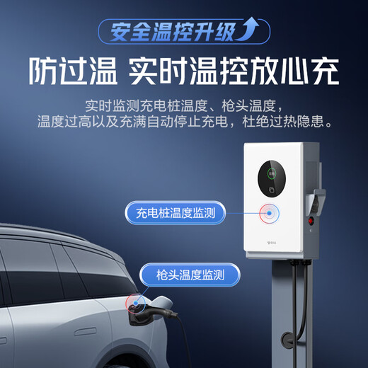 Bull 20kw DC charging pile 7KW nine-hole 380v220v volt fast charging port home adaptation Ji Krypton Weilai Hongqi eqm5 Tesla Huawei ideal electric car 9-hole charging pile 20kw DC Bluetooth appointment charging-free basic installation