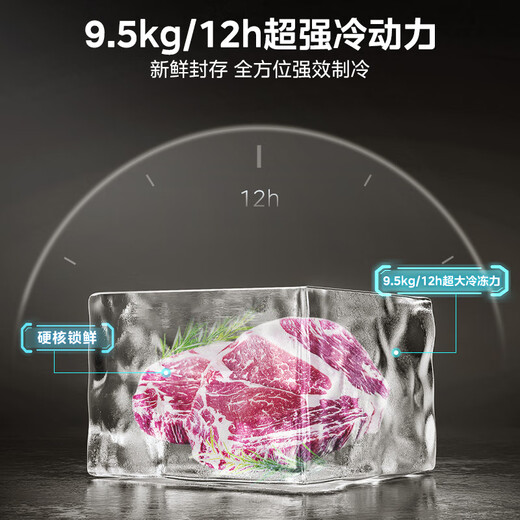 Midea 607pro double-door door-to-door household refrigerator first-class energy efficiency air-cooled frost-free large capacity energy-saving state subsidy 20% trade-in BCD-607WKPM(E)