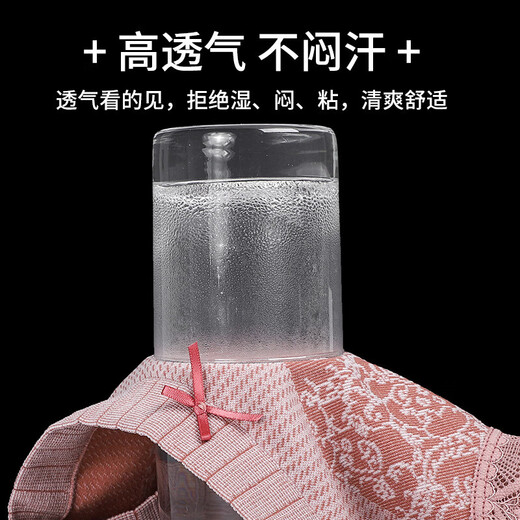 内裤妈妈中老年大码三角内裤女a类抗菌mm内裤老人短裤宽松棉裤头 抗菌蕾丝款 848#高弹(随机色) 1条 XL 码 （推荐：120-150斤）抗菌档