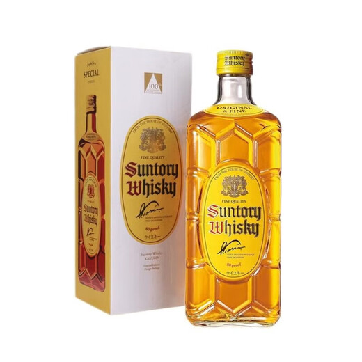 
Suntory licensed foreign wine with codes, corner bottle whiskey, classic blended 700ml, imported from Japan, gift box, corner bottle whiskey, 700ml