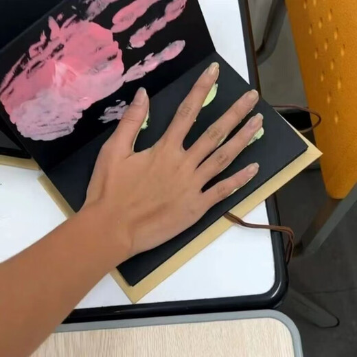 Wild pigeon organ print palm handprint drawing growth memorial album sixth grade folding memorial album couples graduation quatraining. Universal printable 48 handprints with length about 3887m. Give 12 colors acrylic paint + 2 brushes + plating