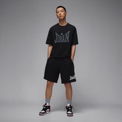 耐克（NIKE）【滔搏运动】2025年男子AS JORDAN BRK COL WM SS CREW短袖T恤 HV3895-010 L