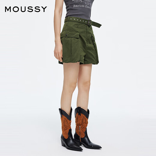 MousSy 2025 Été Nouveau American Street Style Large Pocket Panter Short Work Pantal