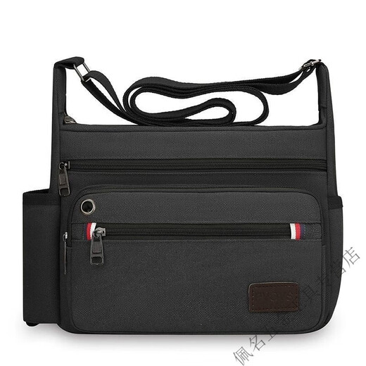 MieLanat wear-resistant construction site tool bag large labor protection bag shoulder messenger bag large capacity travel bag extra large canvas khaki