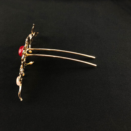 Jieyi Hanfu hair crown, ancient style girls' hairpin, ancient costume headdress, horse face skirt, children's hairpin, Mulan accessories, Hanfu hairpin 1 piece