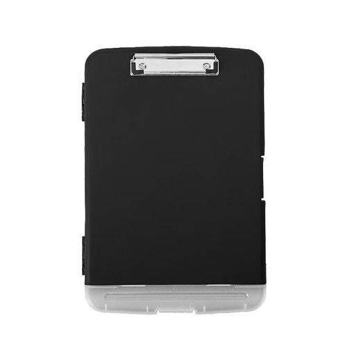 
Waterproof file box a4 writing board with pen slot multifunctional paper storage file box plastic writing board clip Fresh blue (11932) solid blue 008