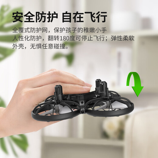 Syma Sima x80 Remote Control Aircraft Children's Induction Obstacle évitement Four-axis Drone Toys Gift For School élèves primaires Syma x80 Black Single Electric Version + RC001 SPECIPAL FLIP FLIP RELOGIDE OFFICIELLE Configuration standard officielle