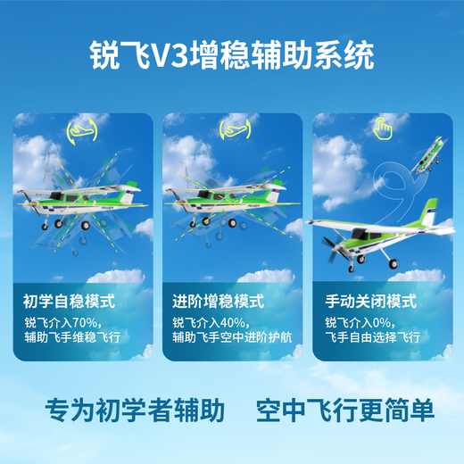 FMS modèle d'avion Guardian 1220 mm formation novice télécommande avion électrique eau aérienne modèle d'avion à voilure fixe 1220 mm Guardian PNP (jaune) avec Ruifei V3