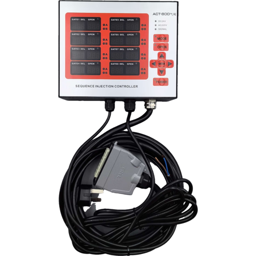 Hot runner timing controller 8 sets of gas valve oil and gas universal oil valve injection molding machine needle valve mold time temperature control box 8 sets of gas valve timing controller