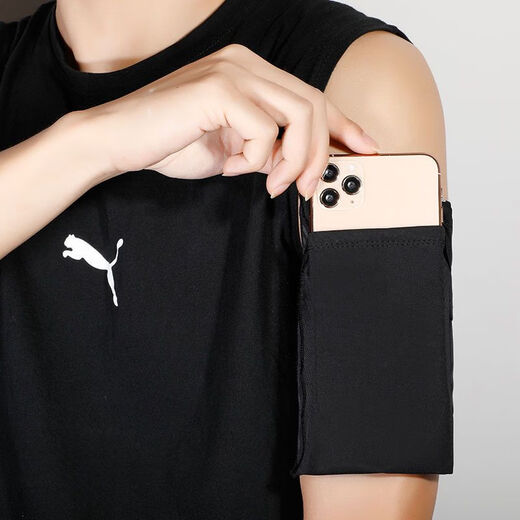 Rongmei Danny wrist mobile phone bag sports running mobile phone arm bag outdoor fitness bag unisex arm strap waterproof bag night black