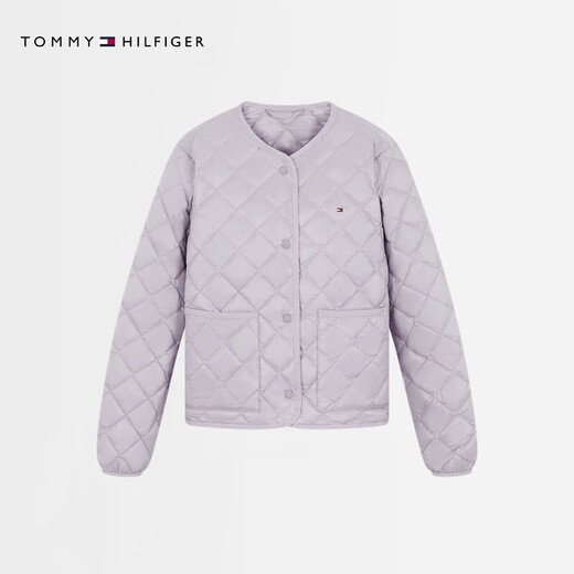 Tommy Hilfiger [water-resistant] 25 new autumn and winter women's retro diamond 90 goose down jacket jacket