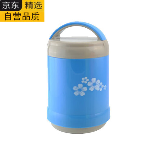拓进德国进口品质保温饭盒玻璃内胆双层真空长保温桶便当便携大容量学 不挑色[9734]+格子袋1L