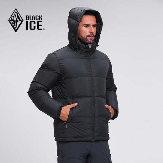 Black Ice 25 new outdoor 700 duck down men's thickened windproof and warm down jacket D F8905MJ Black L