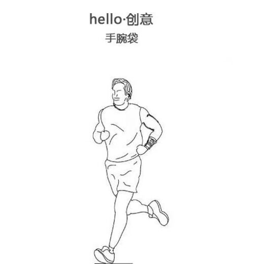 Zhizhou mobile phone wrist bag, thin wrist mobile phone bag, comfortable and breathable arm wrist bag, running arm bag, K12, weight 131 to 180, recommended size M