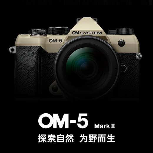 Aozhixin OM-5 Mark II mirrorless camera om5 second generation outdoor camera handheld high-pixel starry sky autofocus (12-45mm) vlog kit silver
