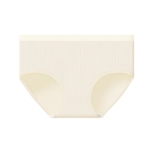 A beautiful lady Xinjiang cotton women's underwear 7A antibacterial bottom crotch ultra-thin markless mid waist anti-pinch buttock comfortable breathable briefs Skin color 1 strip XL (120-140Jin [Jin equals 0.5 kg])