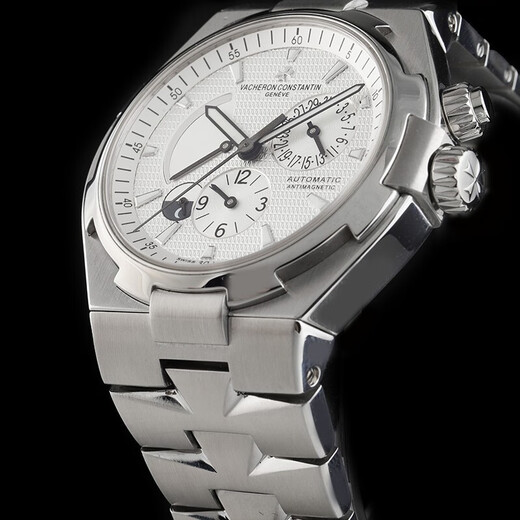 [Second-hand 99 new] Vacheron Constantin men's watch VC vertical and horizontal four-hai series 42mm automatic mechanical men's watch luxury watch 47450/B01A-9226 White disc steel belt