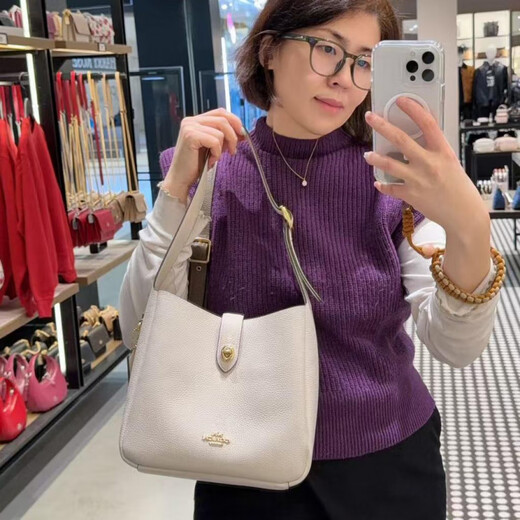 蔻驰（COACH）Coach蔻驰新款哈德利Hadley单肩包斜挎流浪包包水桶包官 5.小号草编