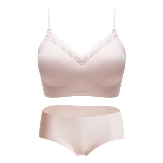 Sous-vêtements d'épaule mince de chat passionné pour les femmes avec de petits seins rassemblés et fermés pour empêcher le remontée sexy de lacet de soutien-gorge sans trace Suit violet mince [confortable et sans trace 1,4 cm] 80b (recommandé 36 / 80AB, 105-120jin [Jin est égal à 0,5 kg]))