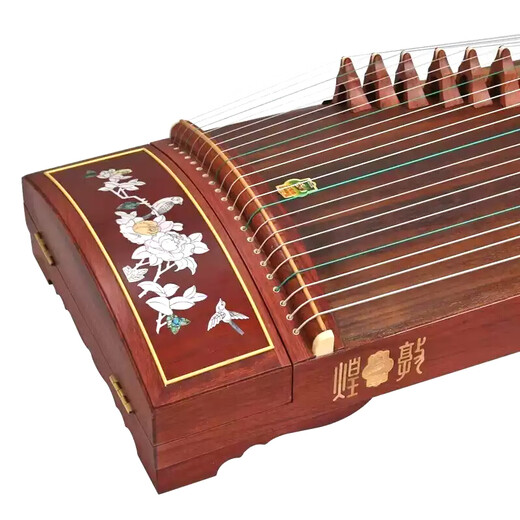 Dunhuang Dunhuang Guzheng 694l Mahagony Serie Shell Carving Performance Test Anfänger Guzheng Musikinstrument Shanghai Folk Musical Instrument Factory 694l ist glücklich