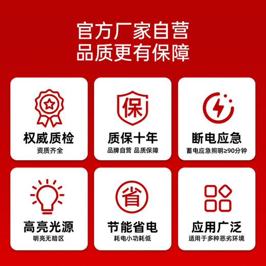 Baishian safety exit sign national standard 3C stainless steel color sign fire emergency passage evacuation indicator light single-sided exit