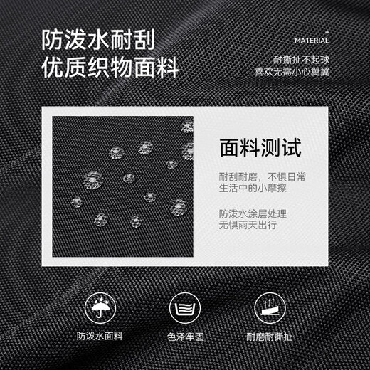 第九城（V.NINE）双肩包女士男生大容量背包15/15.6英寸笔记本电脑包大学生书包
