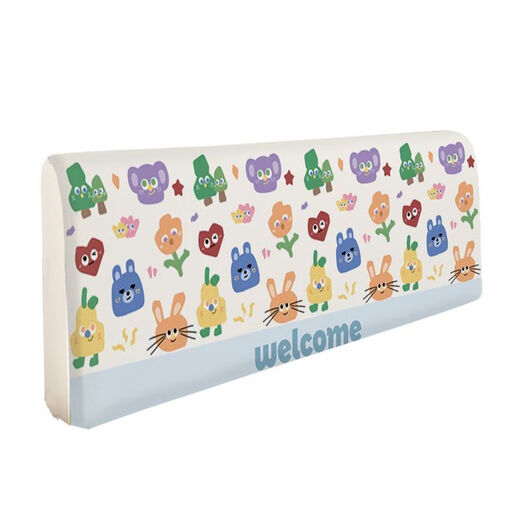 Nachthülle 2025 Neues elastisches All-Inclusive-Kinderbettbezug Cartoon Prinzessinbett Rückenlehne Weiche Cover CTZ3892 Krankenbettlänge 200 cm