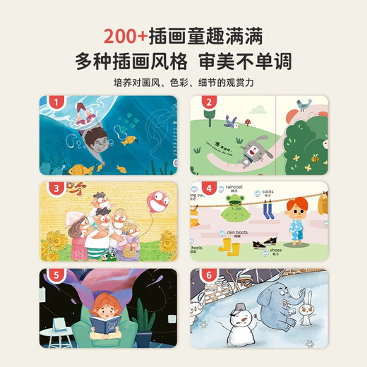 Shantoulin Village Smart Children’s Point Lese -Stift Baby Chinesisch und Englisch Frühschullernmaschine Zweisprachige Kinderlernmaschine Zweisprachige kognitive Bilderbuch Set 16 Bände + 32G Punkte
