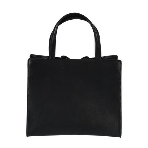 Salvatore Ferragamo Women's Calfskin Spliced Tote Bag Large Capacity Commuting Clutch Daily Casual Business All-match Accessories Black TU