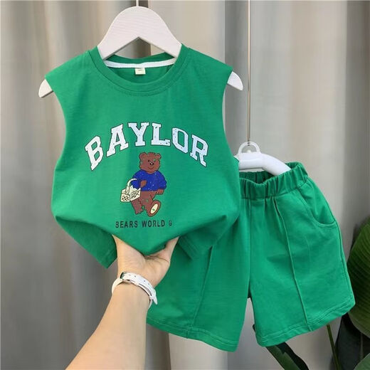 SUYOUMI kaufte 3887 Mal neue Sommerkleidung für Jungen, Westenanzug für Kinder, modisch, dominant, Sommer, ärmelloser Sommer für Kinder, Eisseidenstoff, kühl im Sommer, blau Doraemon 90 Empfehlung 80–90 cm