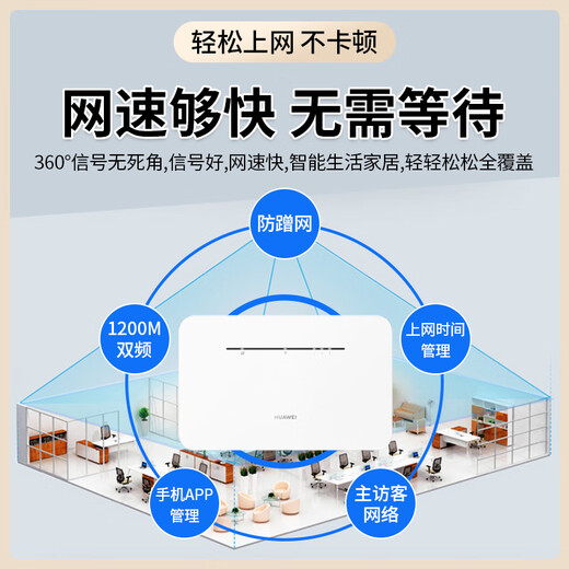 华为4g路由器插卡b535千兆企业级全网通CPE转有线非wifi7宽带移动随身流量卡无线网卡5g手机可用2025款 B321-820【2025新款】2个网口 咨询客服送体验流量【10G/1月】