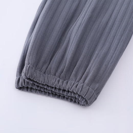 Pantalon de pyjama pour hommes Pantalon d'été à cinq points pour l'été Coton décontracté Color solide Couleur jeunesse Pantalon à domicile Shorts grandes taille