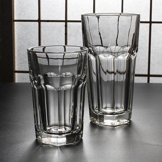 Libbey Glasglas Glas Stern Anis Tasse verdickte große Bierglas Milch Tee kaltes Getränk Tasse Pizza Hütte Heimat 163 ml (15249)