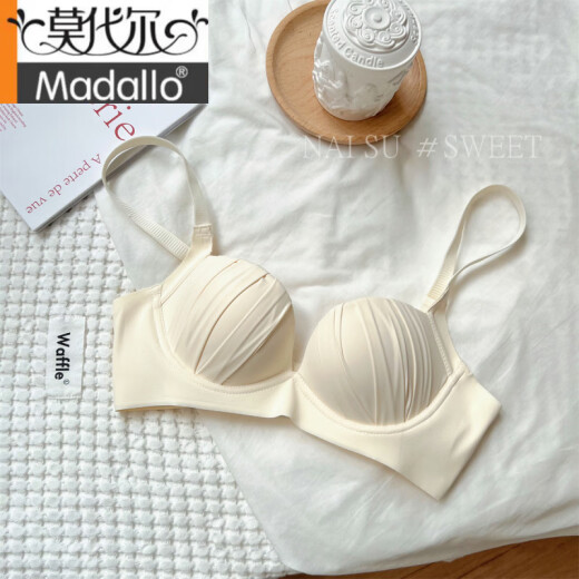 莫代尔小胸聚拢内衣女性感少女情趣文胸套装无钢圈防下垂上托调整型胸罩 紫色单件 70A 32B