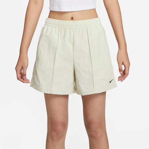Nike (NIKE) sweatpants women's 2025 summer new casual pants woven breathable training shorts FV6623-020 FV6623-020 Phantom gray and white XS