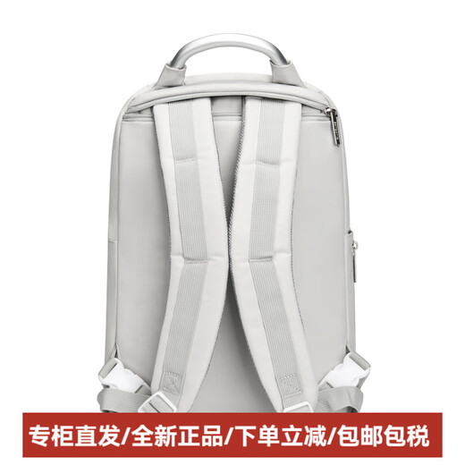 新秀丽（Samsonite）色通勤时尚简约聚酯纤维电脑包旅行包书包背包双肩包男女同款情侣 基础装(包+吊牌)