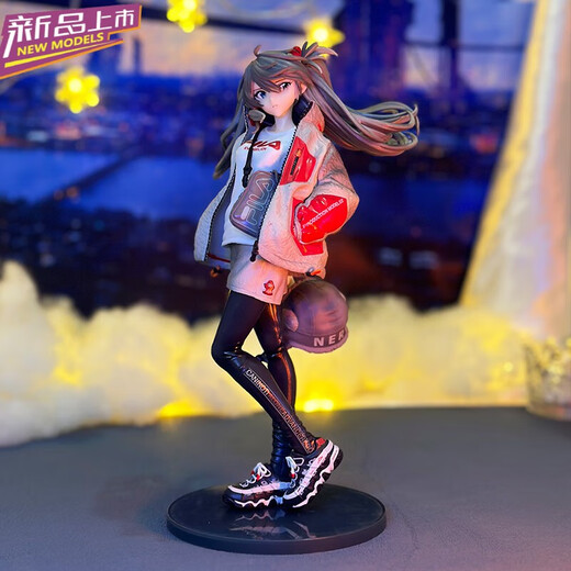 【官威正品】HobbyMax新世纪福音战士明日香美少女EVA潮流动漫模 站姿明日香RA灰礼盒款