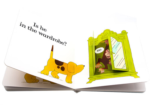 Где место, где находится Сяобо? Серия Xiaobo Flip Book Where's Spot English Original Picture Book Series серия Flip Book маленького детского просветления книга изображения Eric Hill English Learning [2 случайных тома] серия Xiaobo Flip Book (твердый переплет)