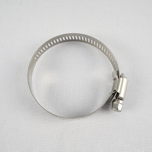 Platinum 304 stainless steel pipe clamp, horse clamp bracket, pipe buckle, hose clamp, water pipe clamp, U-shaped pipe clamp, stainless steel hose clamp 21-38 (pack of 10)