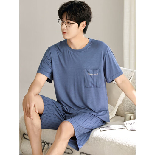 Yalu modal pijamas shorts de manga corta de manga corta ropa casera jóven