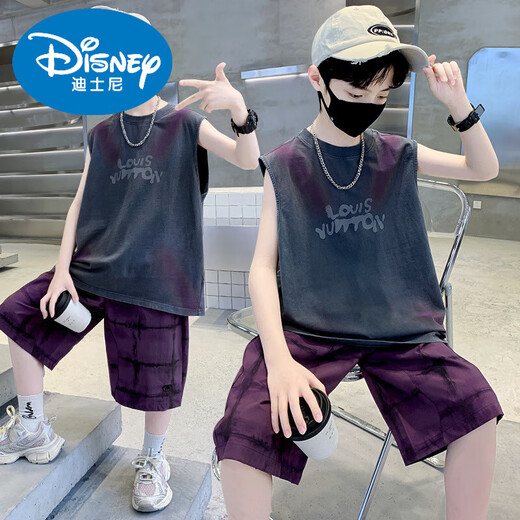 Disney Boys Vest Set Summer 2025 Новый детский костюм с середины до большого
