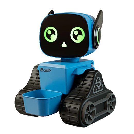BEYZK Intelligent Remote Control Robot Children's Dancing Dancing Early Education Set Electric Boys âgé de 6 à 12 ans, bleu multifonctionnel mignon [Interaction + compagnie intelligente]
