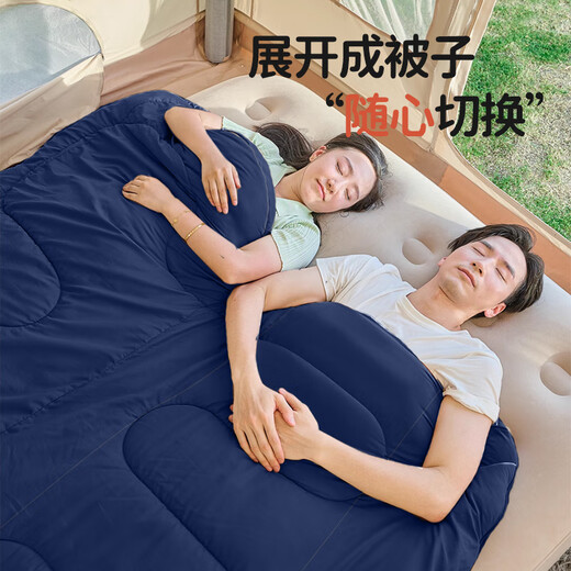 Arctic Wolf (BeiJiLang) sleeping bag outdoor thickened adult thermal cotton sleeping bag spring and autumn indoor camping office lunch break four seasons dirt-proof sleeping bag