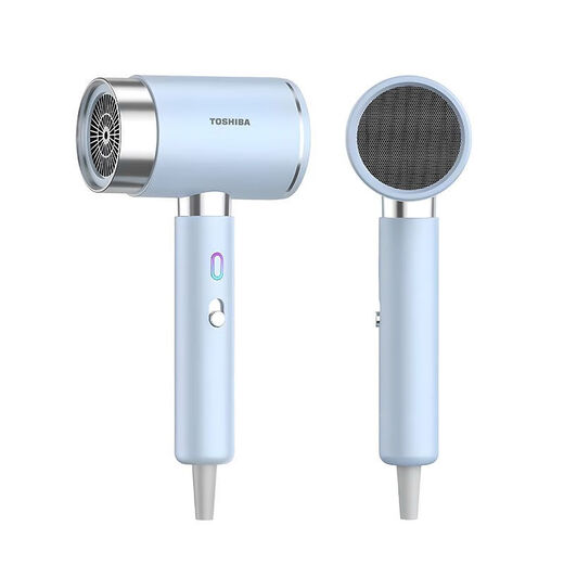TOSHIBA Japanese high-speed hair dryer negative ion constant temperature silent quick-drying hair dryer dormitory household hair dryer sky blue magnetic suction hanger