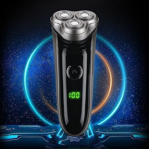 Electric Raver [Philips Flat Ersatz] Trockener und nasse Doppelrasur-Rasierer mit Pop-up-Koteletten-Trimmer-Geburtstagsgeschenk für Freund an Ehemann [Top Digital Display] Kurzeskippenmatch 5688