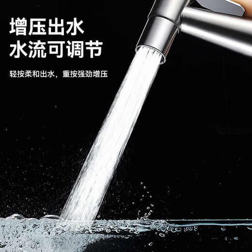 Dezhong spray gun high pressure water spray gun flushing water gun D61 304 stainless steel