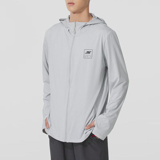 
Skechers summer new suit men's breathable hooded skin jacket couple's coat outdoor P225U130-02VP M