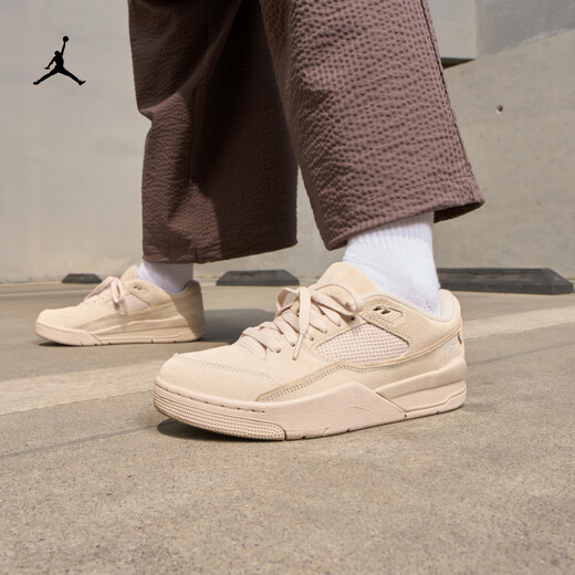 Nike (Nike) Jordan Officiel Nike Jordan Flight Court Women's Sneakers Spring New Fulai Shoes FZ9854 200 Legend Light Brown / Sail White 38.5