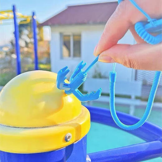 Childlike Egg Boy Hook Toy Luminous Blue Spring Hook Luminous Mechanical Grappling Hook Party Game Peripheral Toy Yellow - Strong Magnetic Suction + 20x Telescopic